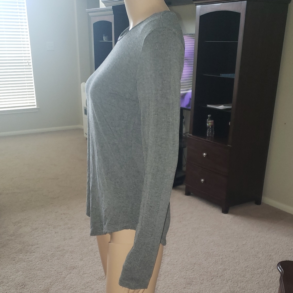 Ann Taylor s soft smooth jersey knit exposed back zip - Picture 4 of 6